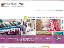 Tablet Screenshot of designallianceresource.com